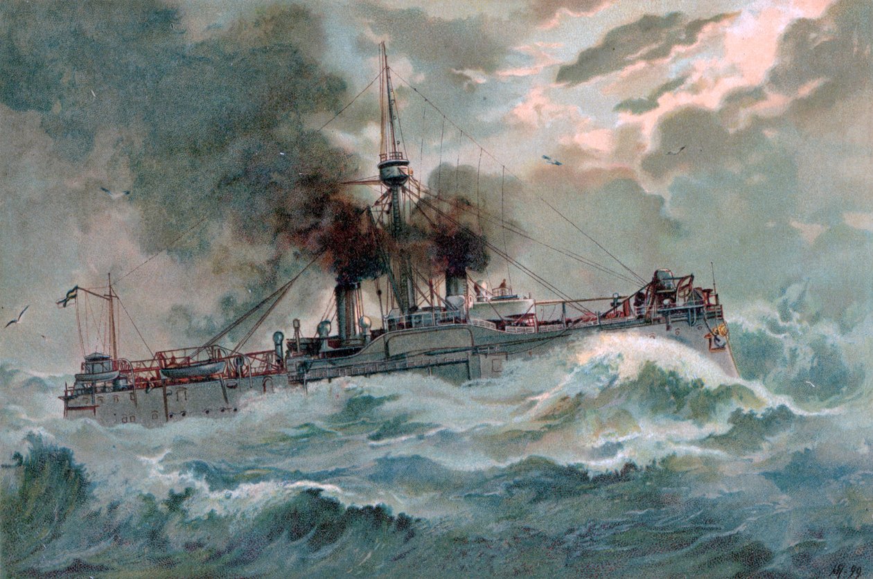 S.M. Linienschiff Oldenburg tekijältä Hugo Graf
