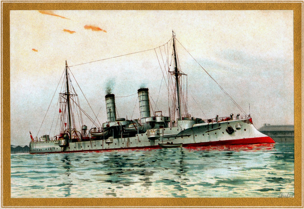 S.M. kleiner Kreuzer Gazelle tekijältä Hugo Graf