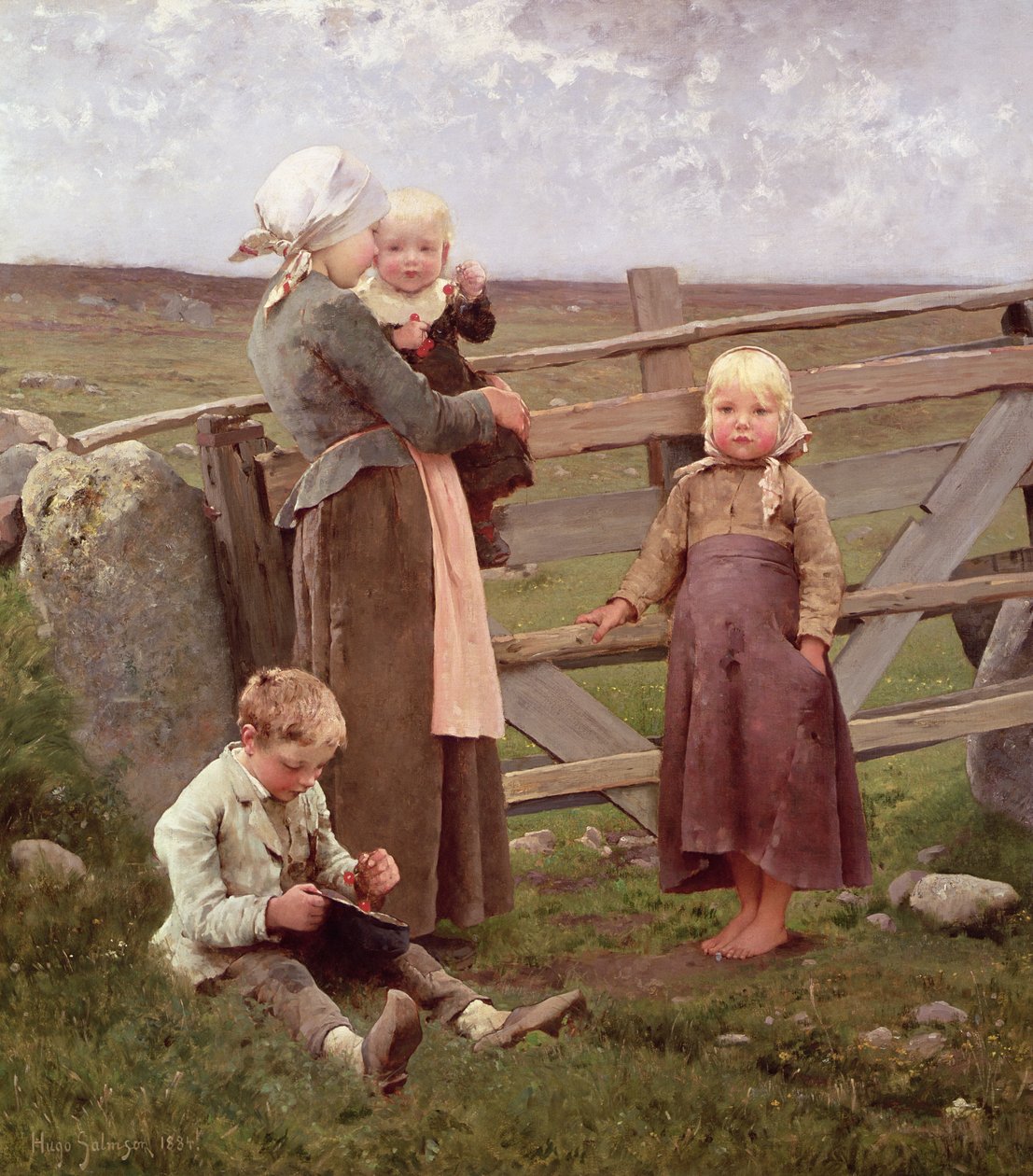 Dalby Gate, Skane, 1884 tekijältä Hugo Salmson