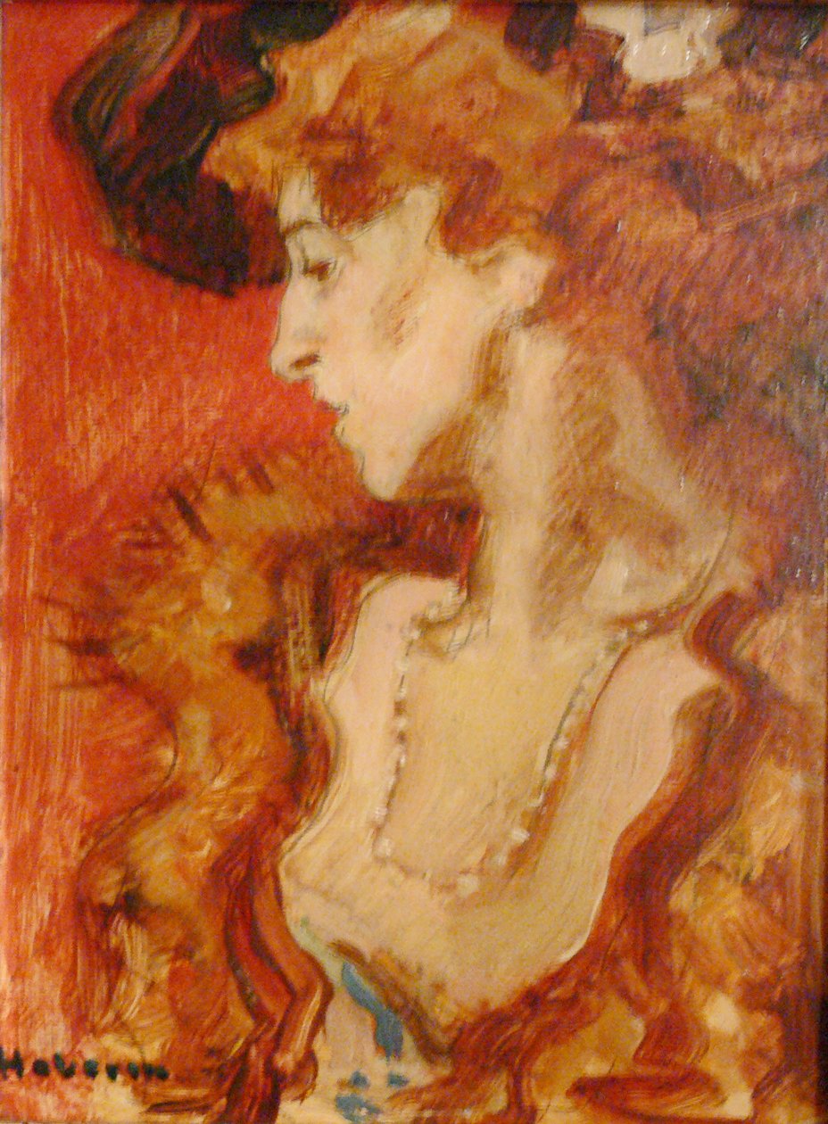Die rote Dame. N Englanti: The Red Lady tai The Lady in Red. Ranska: La Dame rouge tai La Dame en rouge.n tekijältä Hugo von Habermann