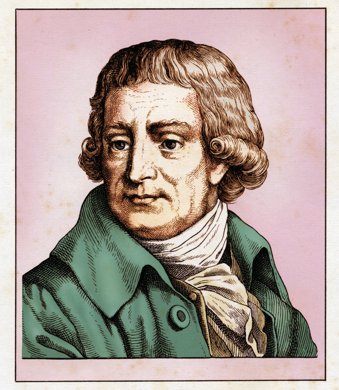 Christian Gottlob HEYNE (25. syyskuuta 1729 - 14. heinäkuuta 1812) 1854 (kaiverrus) tekijältä Hugo Bürkner
