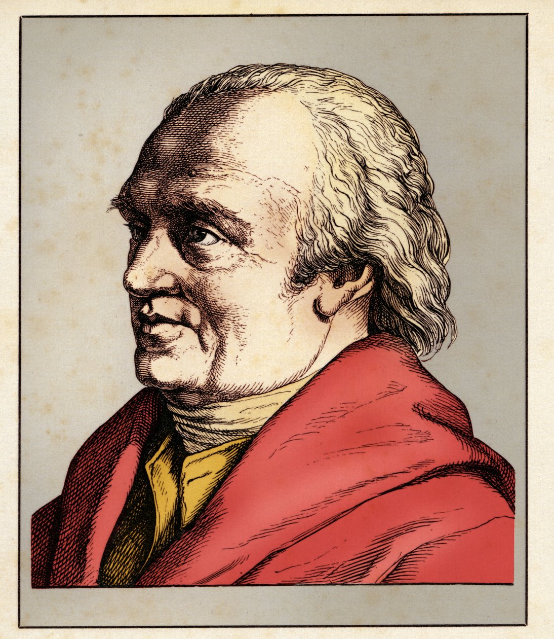 Frederick William HERSCHEL (15. marraskuuta 1738 - 25. elokuuta 1822) 1854 (kaiverrus) tekijältä Hugo Bürkner