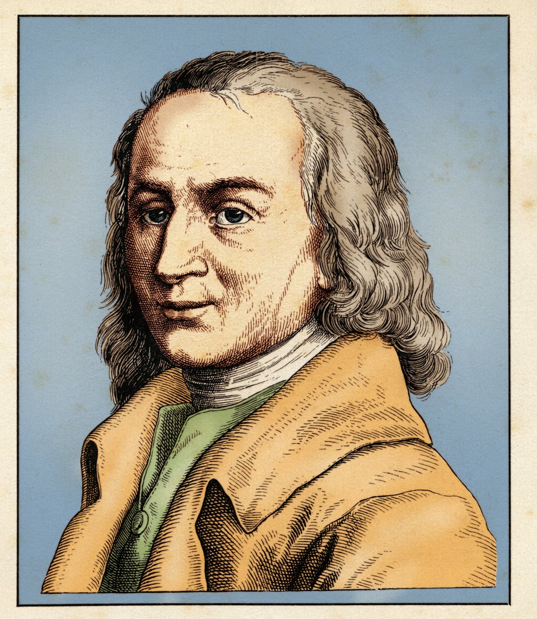 Matthias CLAUDIUS (15.8.1740-21.1.1815) 1854 (kaiverrus) tekijältä Hugo Bürkner