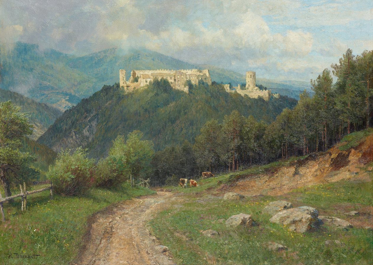Die Ruine Starhemberg im Piestingtal tekijältä Hugo Darnaut