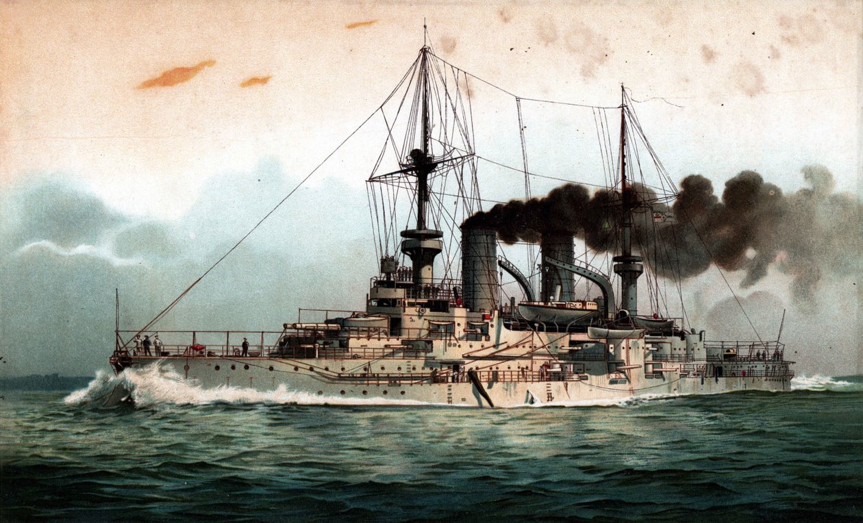 S.M. Taistelulaiva Mecklenburg tekijältä Hugo Graf