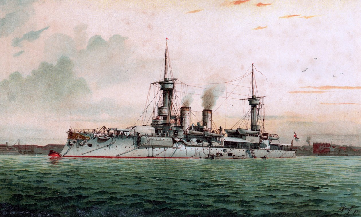 S.M. Weissenburgin taistelulaiva tekijältä Hugo Graf