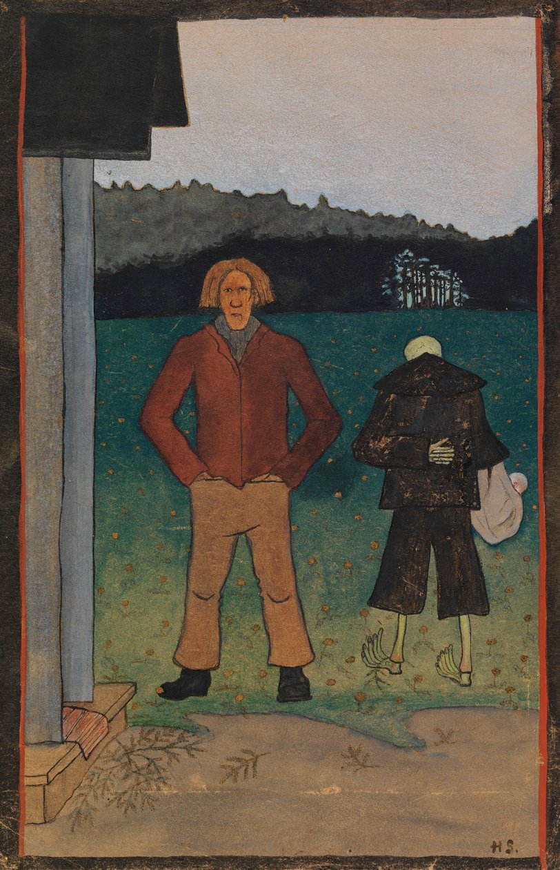 Der Tod und der Bauer tekijältä Hugo Simberg