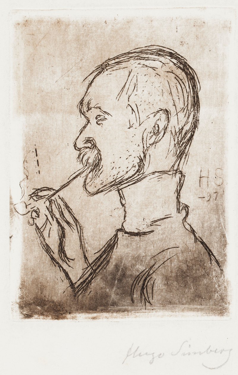 Gallen-Kallela piippuineen tekijältä Hugo Simberg