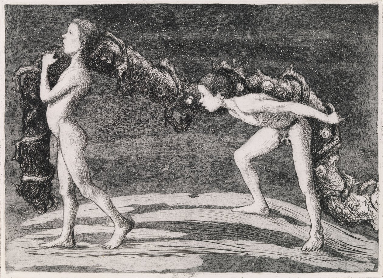 Garland Bearers II tekijältä Hugo Simberg