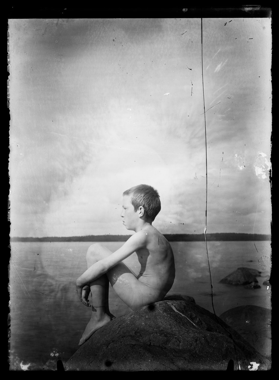Guido Simberg mallina Kalapoika ("Merenpoika")-maalaukselle tekijältä Hugo Simberg