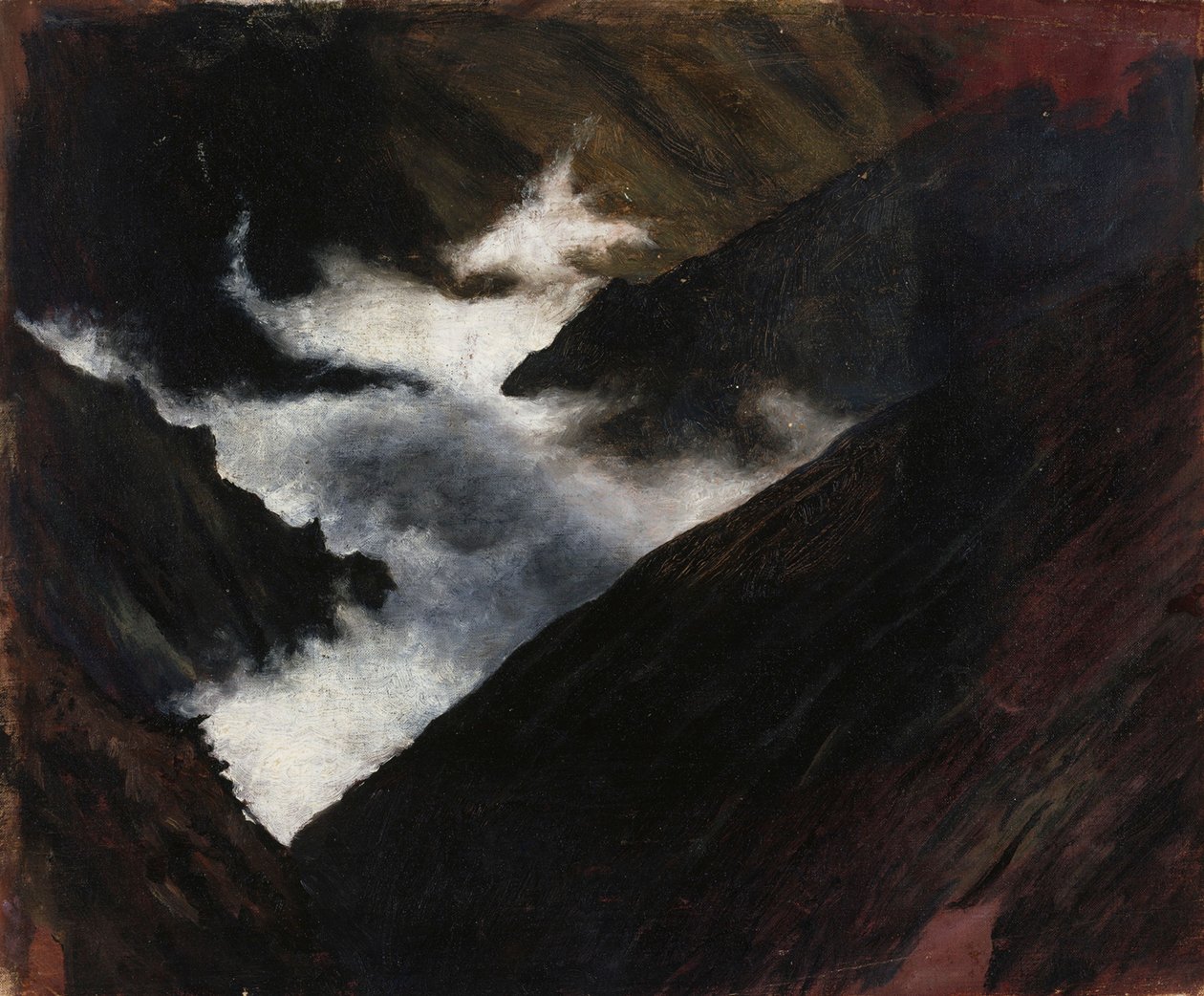 Vuoristopuro Kaukasuksella tekijältä Hugo Simberg