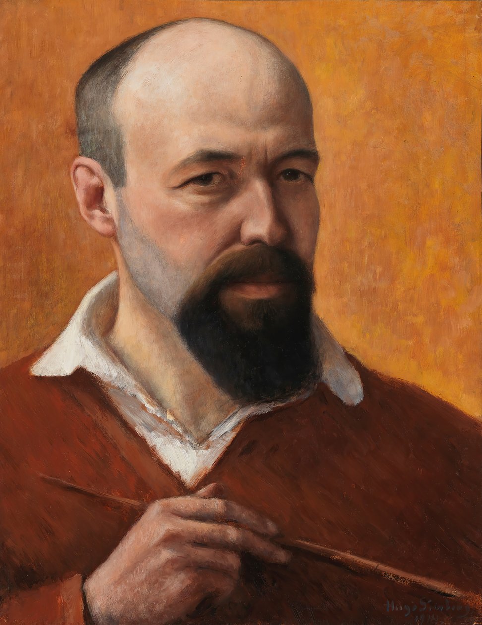 Omakuva, 1914. tekijältä Hugo Simberg