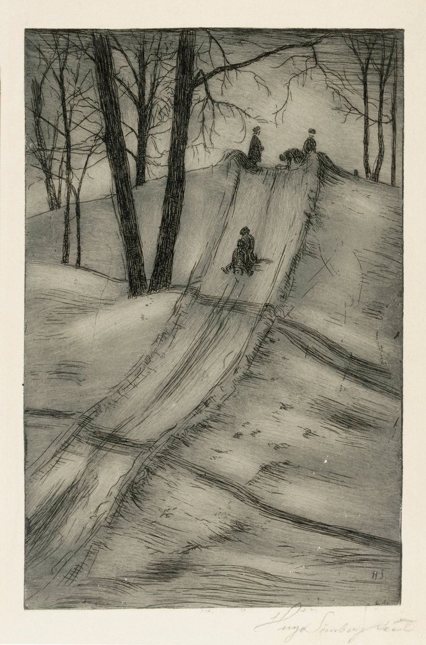 Kelkkamäki tekijältä Hugo Simberg