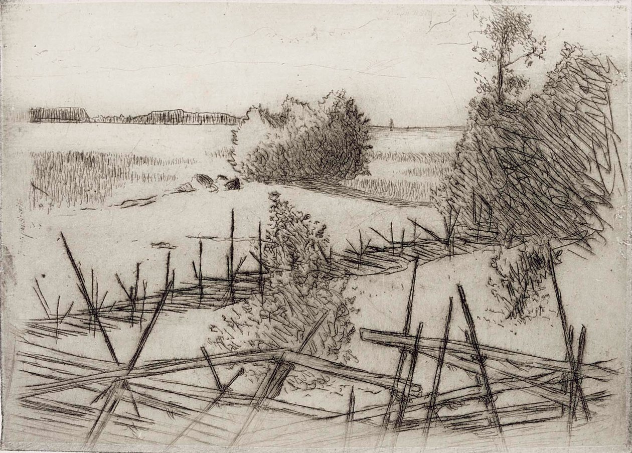 Kesämaisema tekijältä Hugo Simberg