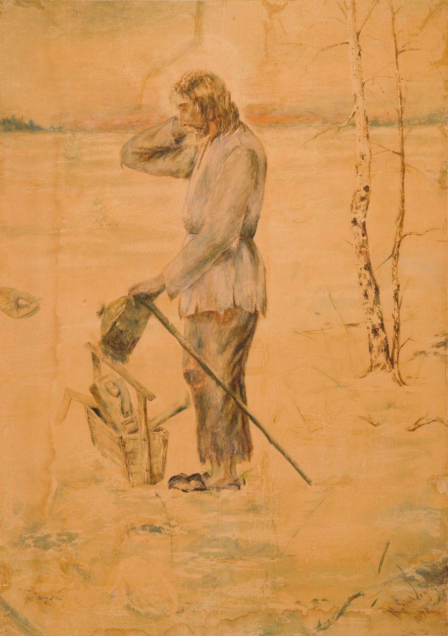 Kirvesmiehen arvoitus tekijältä Hugo Simberg