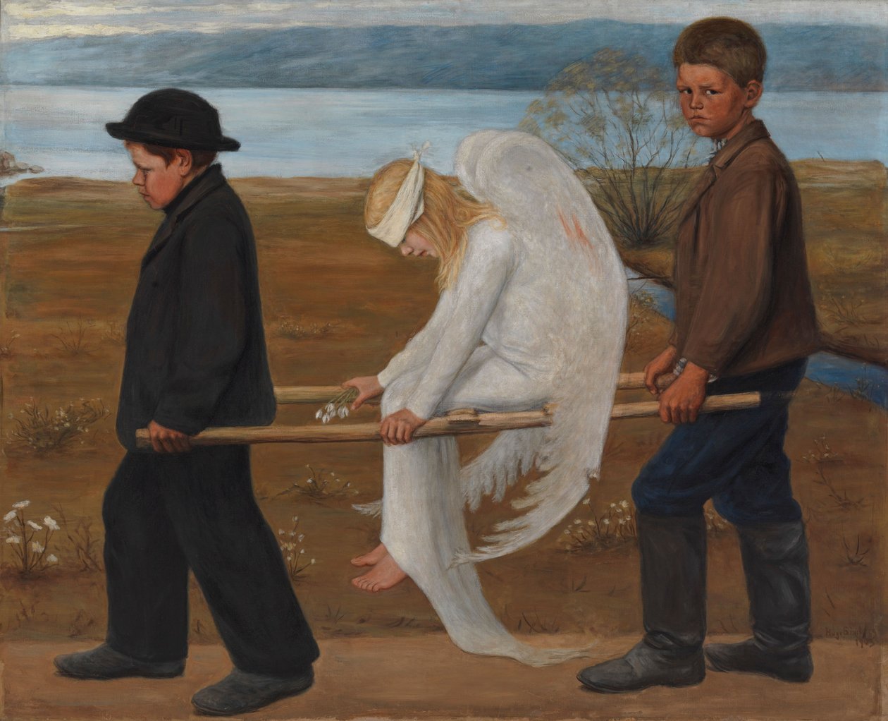 Haavoittunut enkeli tekijältä Hugo Simberg