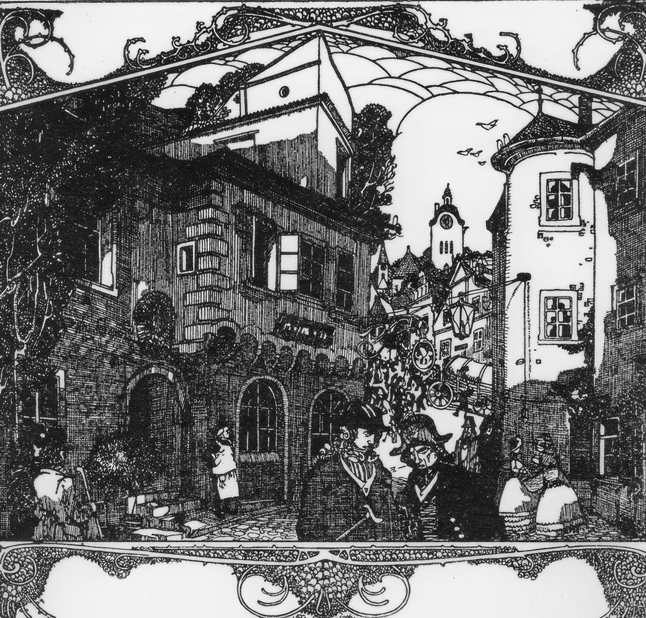 Hoffmann, eliksiirit / Ill. V. Steiner Praha tekijältä Hugo Steiner Prag