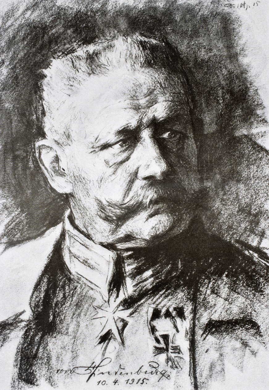 Kenraali Paul von Hindenburg tekijältä Hugo Vogel