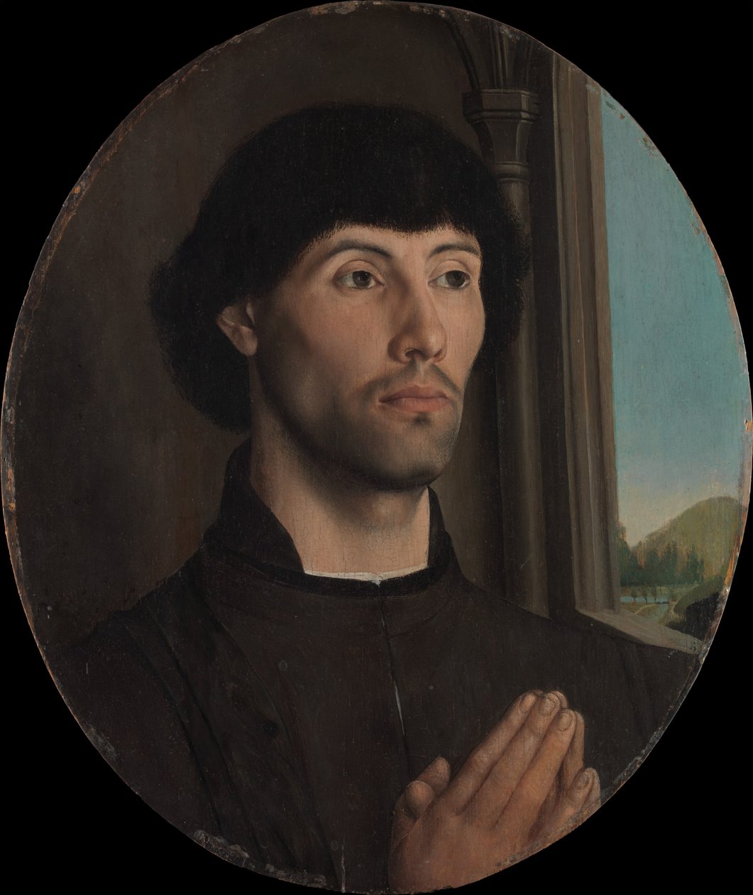 Miehen muotokuva, n. 1475. tekijältä Hugo van der Goes