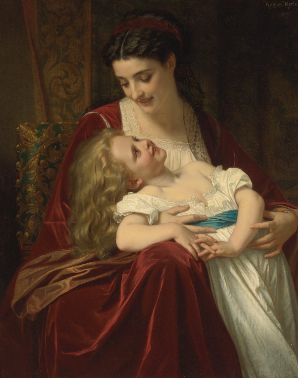 Äidin kiintymys tekijältä Hugues Merle