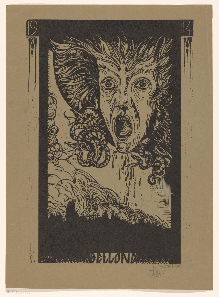 Bellona (otsikko esineessä) tekijältä Huib Luns (signed by artist)