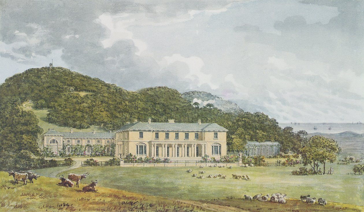 Etelärintama länsirintamalla perspektiivissä, Antony Housen punaisesta kirjasta, n. 1812 tekijältä Humphry Repton