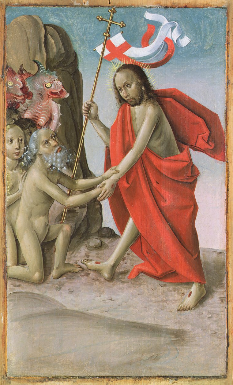 Kristus Limbossa, 1490-1500 tekijältä Hungarian School