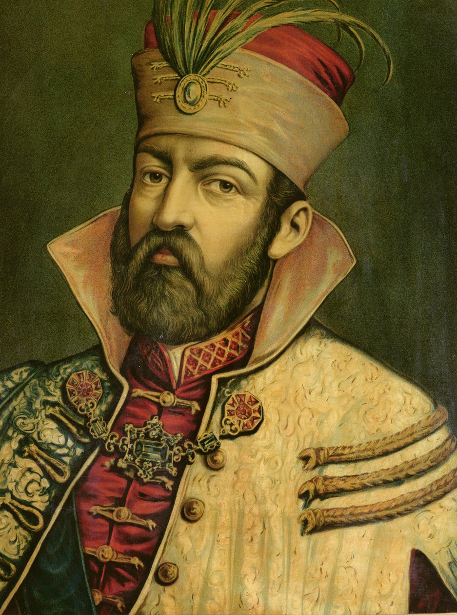 Miklos Zrinyi (1508-66), Kroatian Ban (1542-56) tekijältä Hungarian School