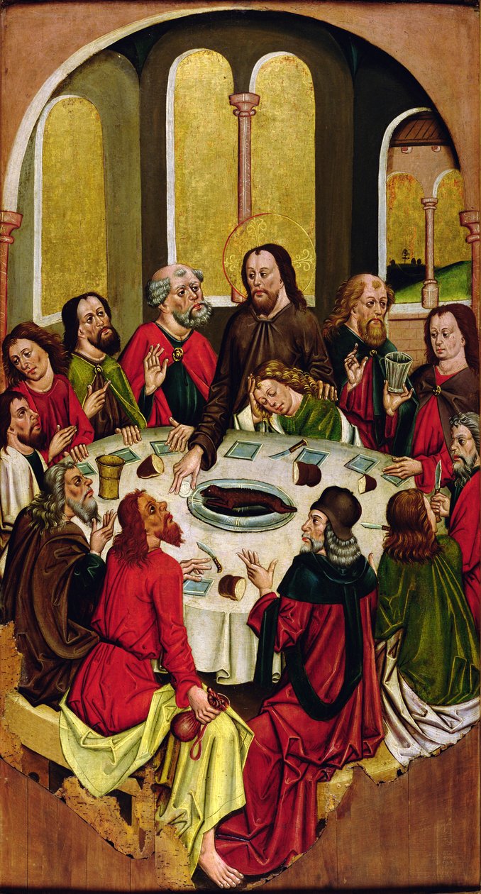 Viimeinen ehtoollinen, Turocbela, 1480-90 tekijältä Hungarian School