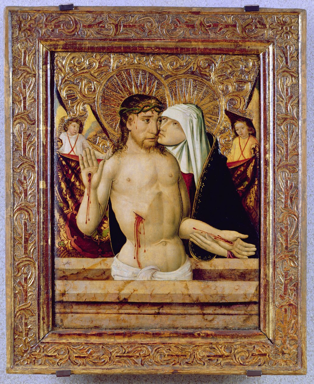 Surujen mies, Kassa, n. 1470-80 (tempera paneelissa) tekijältä Hungarian School