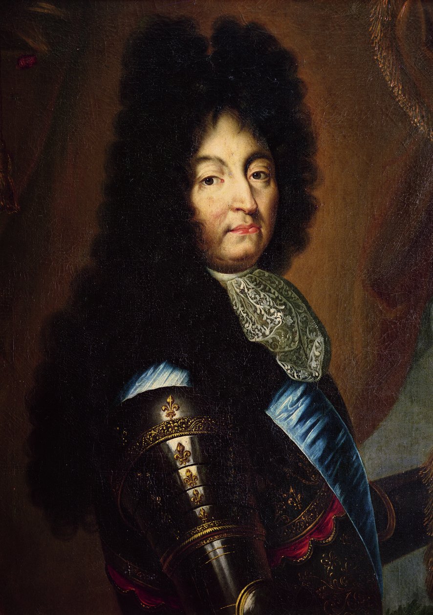 Ludvig XIV (1638-1715) tekijältä Hyacinthe Francois Rigaud