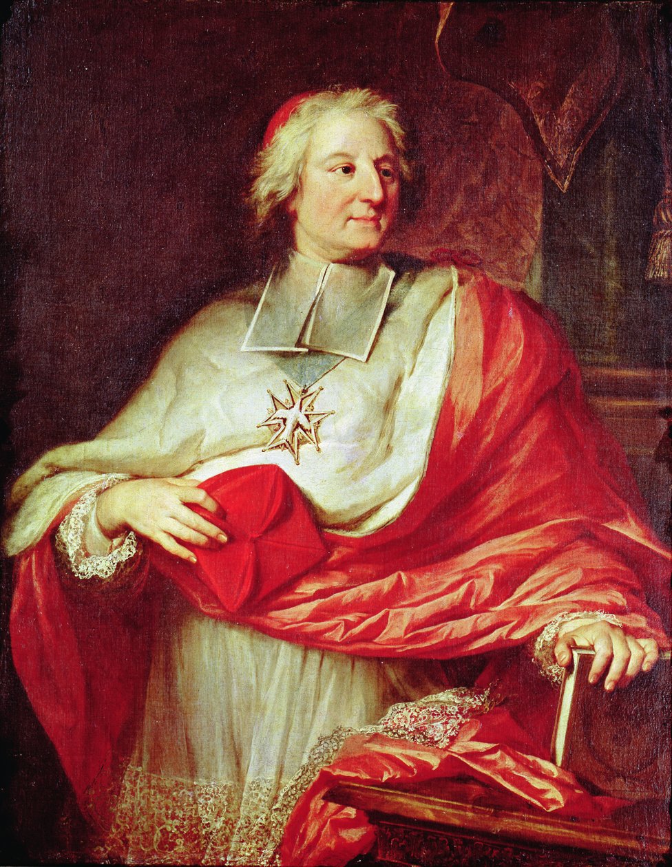 Kardinaali Melchior de Polignacin (1661-1742) muotokuva tekijältä Hyacinthe Francois Rigaud