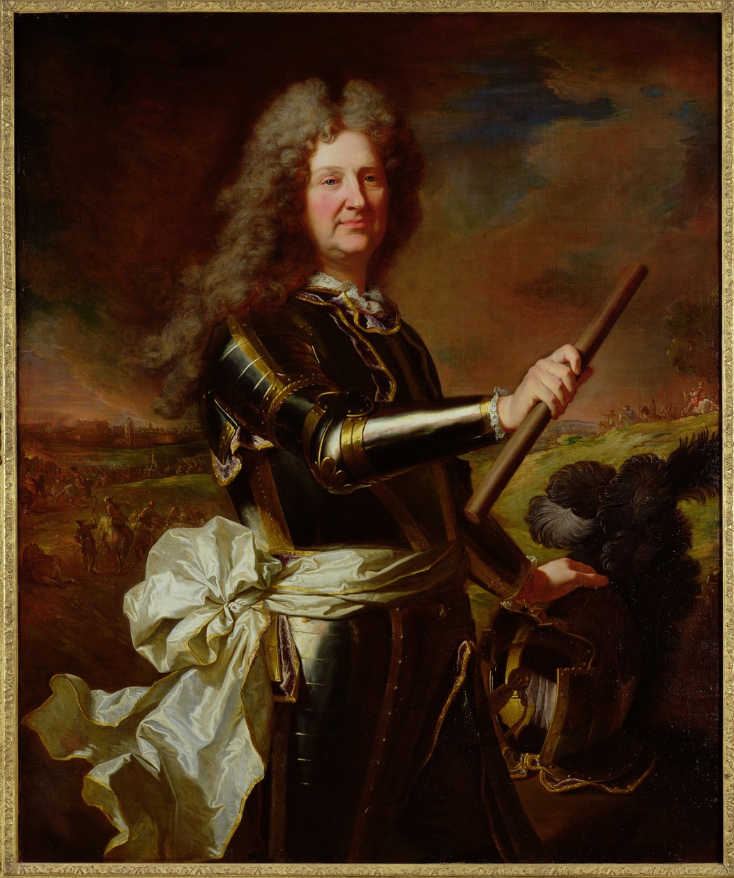 Muotokuva Charles-Auguste de Matignonista, Comte de Gacen, Ranskan marsalkka (1647-1724) 1691 tekijältä Hyacinthe Francois Rigaud