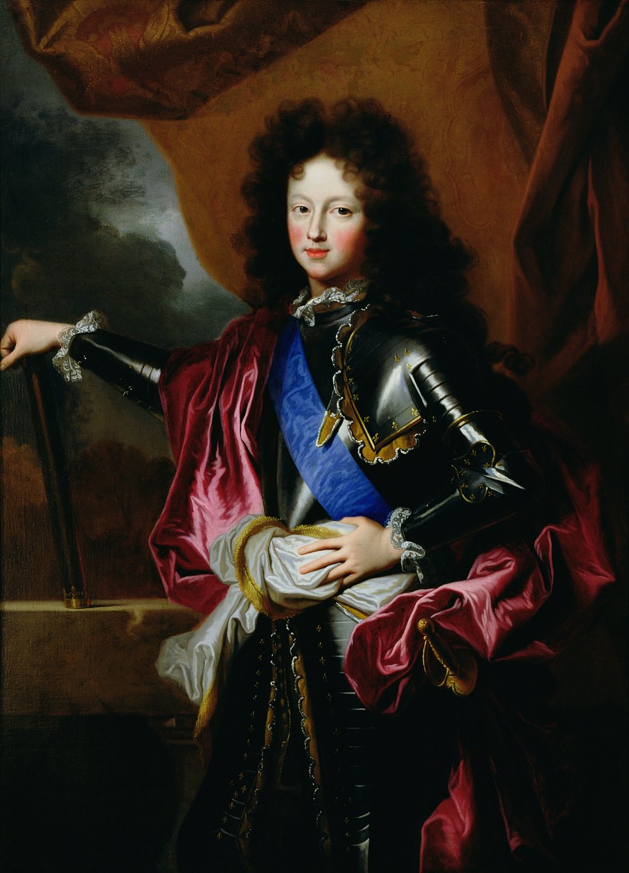 Ludvig Ranskalaisen (1682-1712) Burgundin herttuan muotokuva, n. 1697 tekijältä Hyacinthe Francois Rigaud
