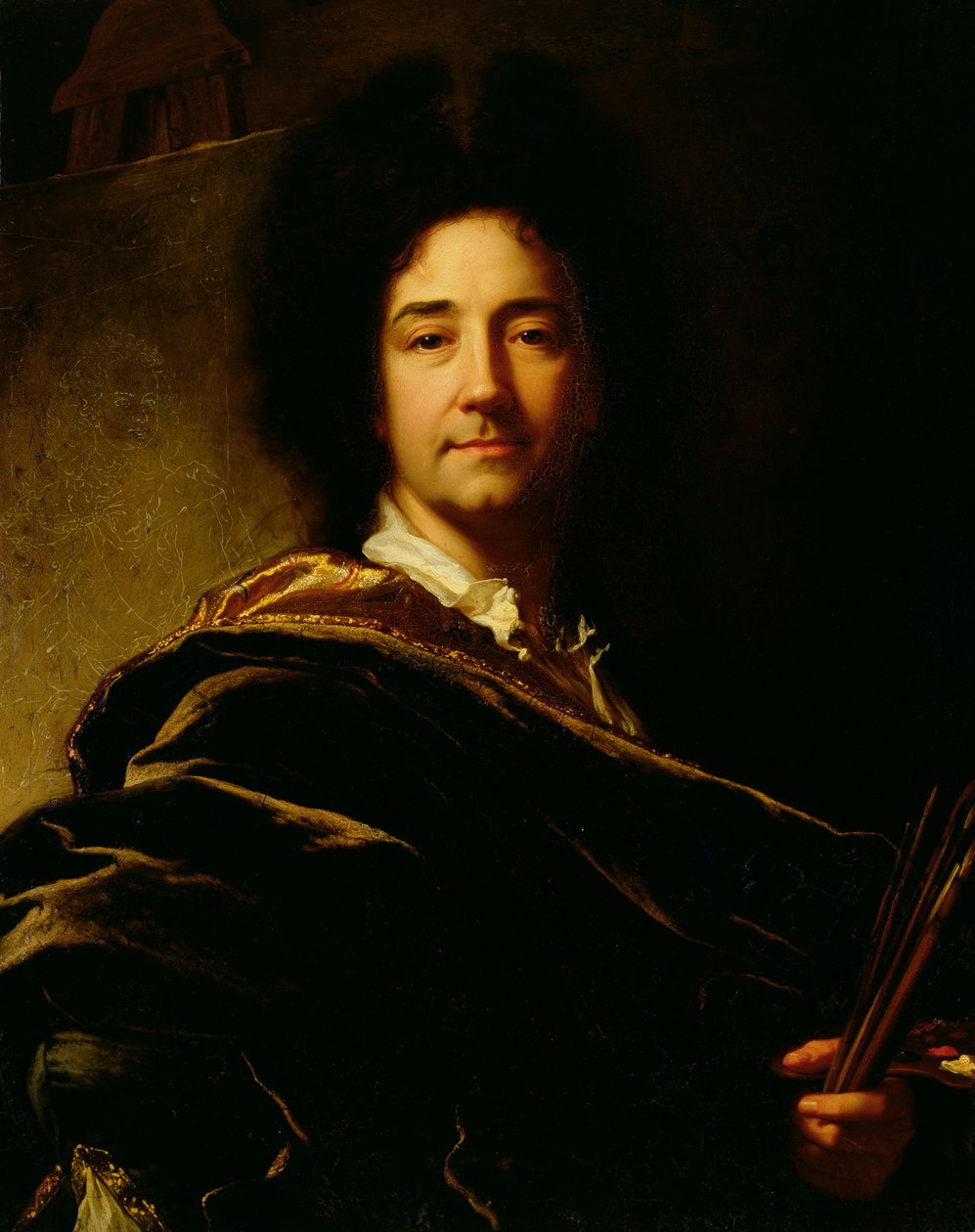 Omakuva, 1716 tekijältä Hyacinthe Francois Rigaud