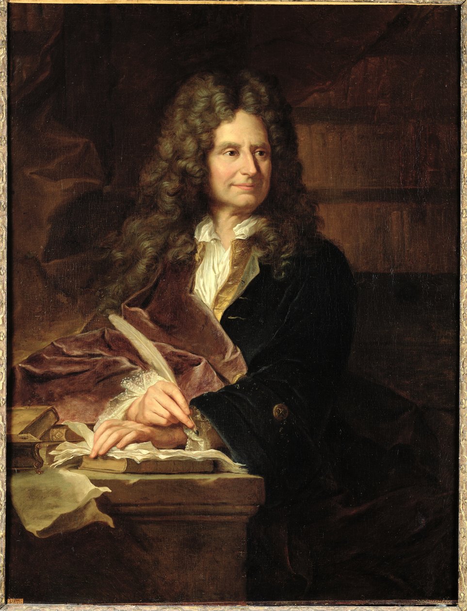Nicolas Boileau (1636-1711) vuoden 1704 jälkeen tekijältä Hyacinthe Francois Rigaud