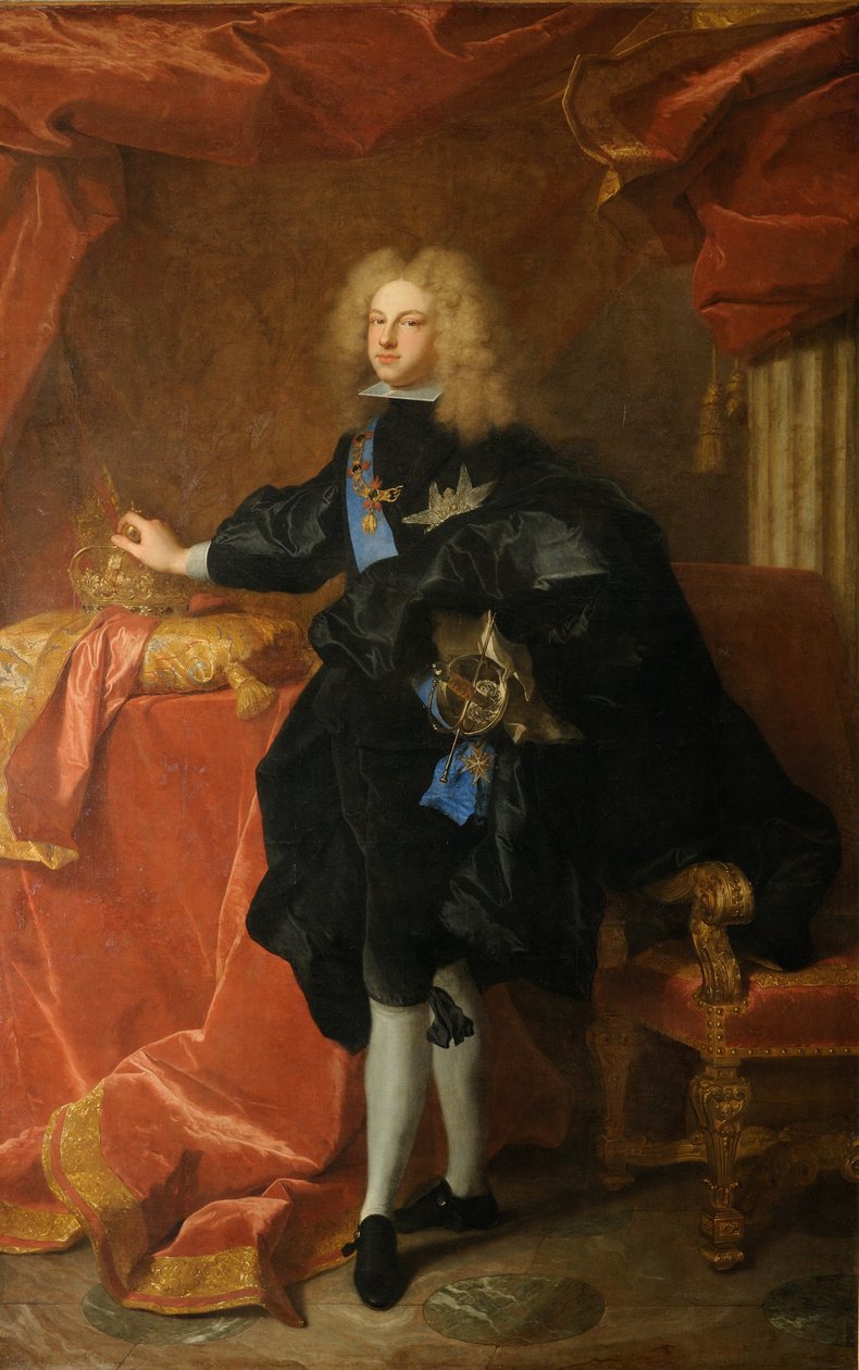 Philippe V, Espanjan kuningas (1683-1746) tekijältä Hyacinthe Francois Rigaud