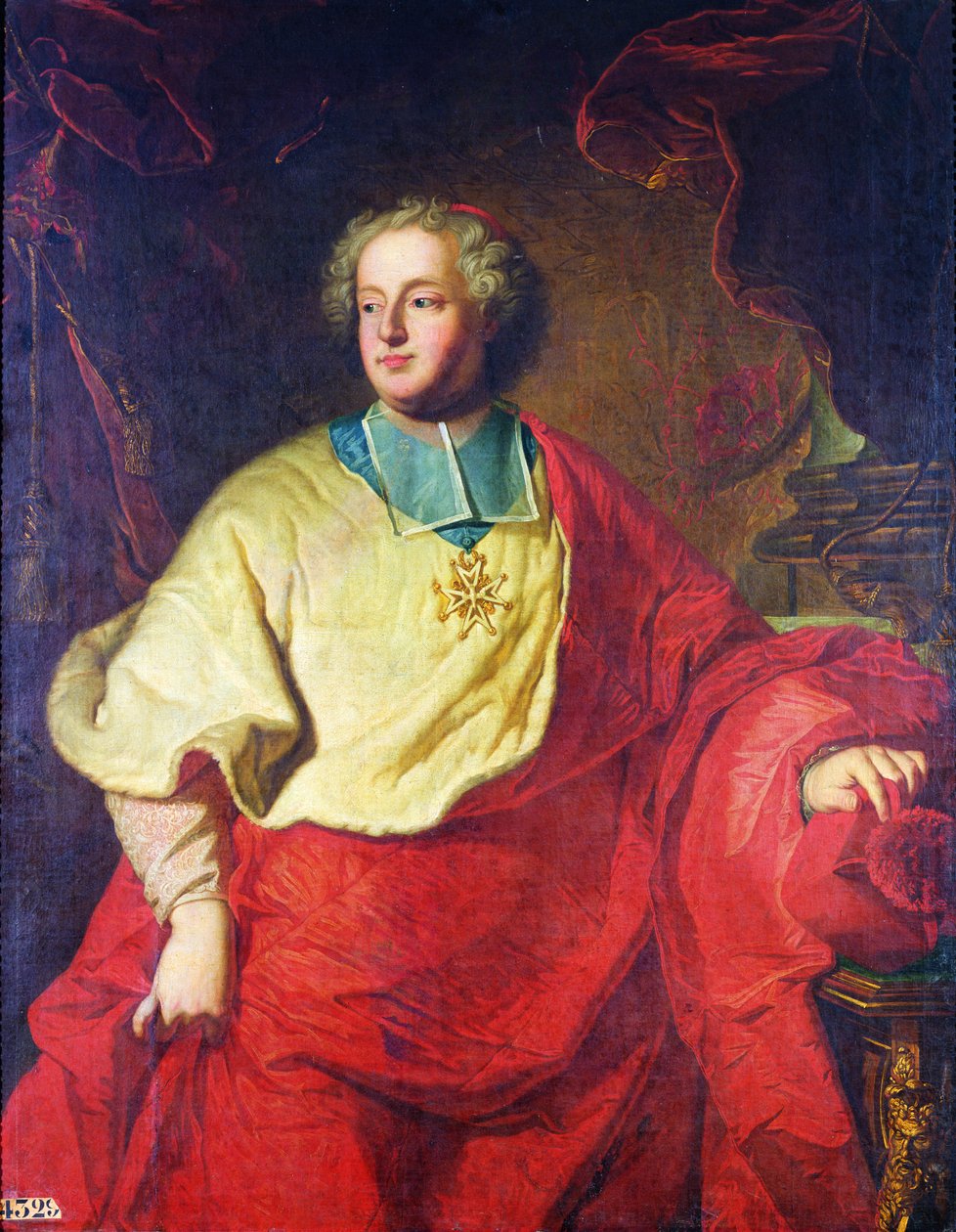 Strasbourgin piispan Armand Gaston Maximilien de Rohanin (1673-1749) muotokuva tekijältä Hyacinthe Francois Rigaud