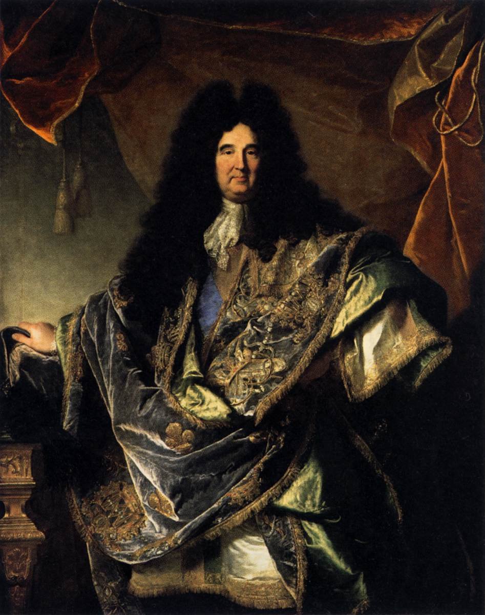 Phillippe de Courcillonin muotokuva tekijältä Hyacinthe Francois Rigaud