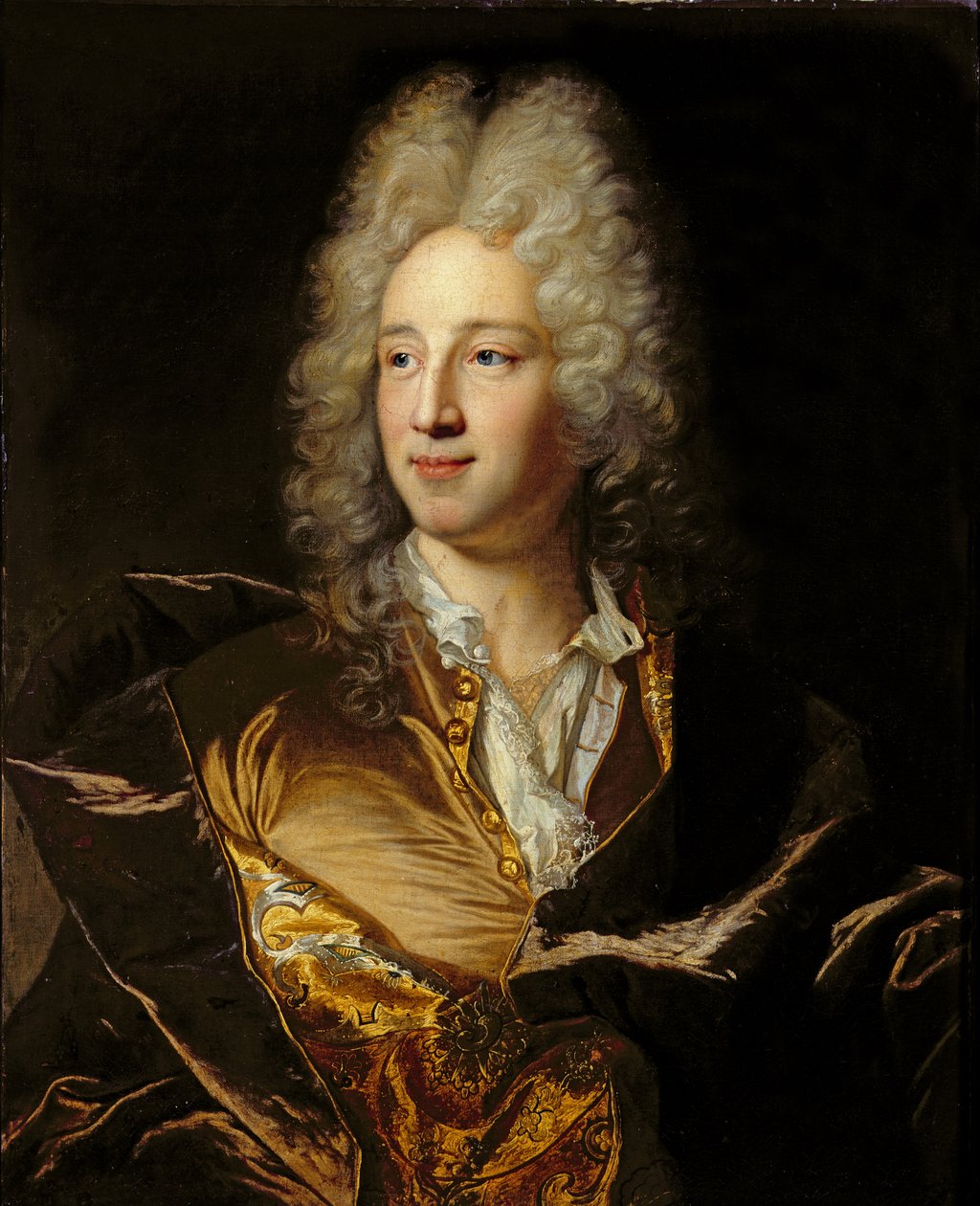 Muotokuvan oletetaan olevan Louis-Alexandre de Bourbon (1678-1737) Duc de Damville tekijältä Hyacinthe Francois Rigaud