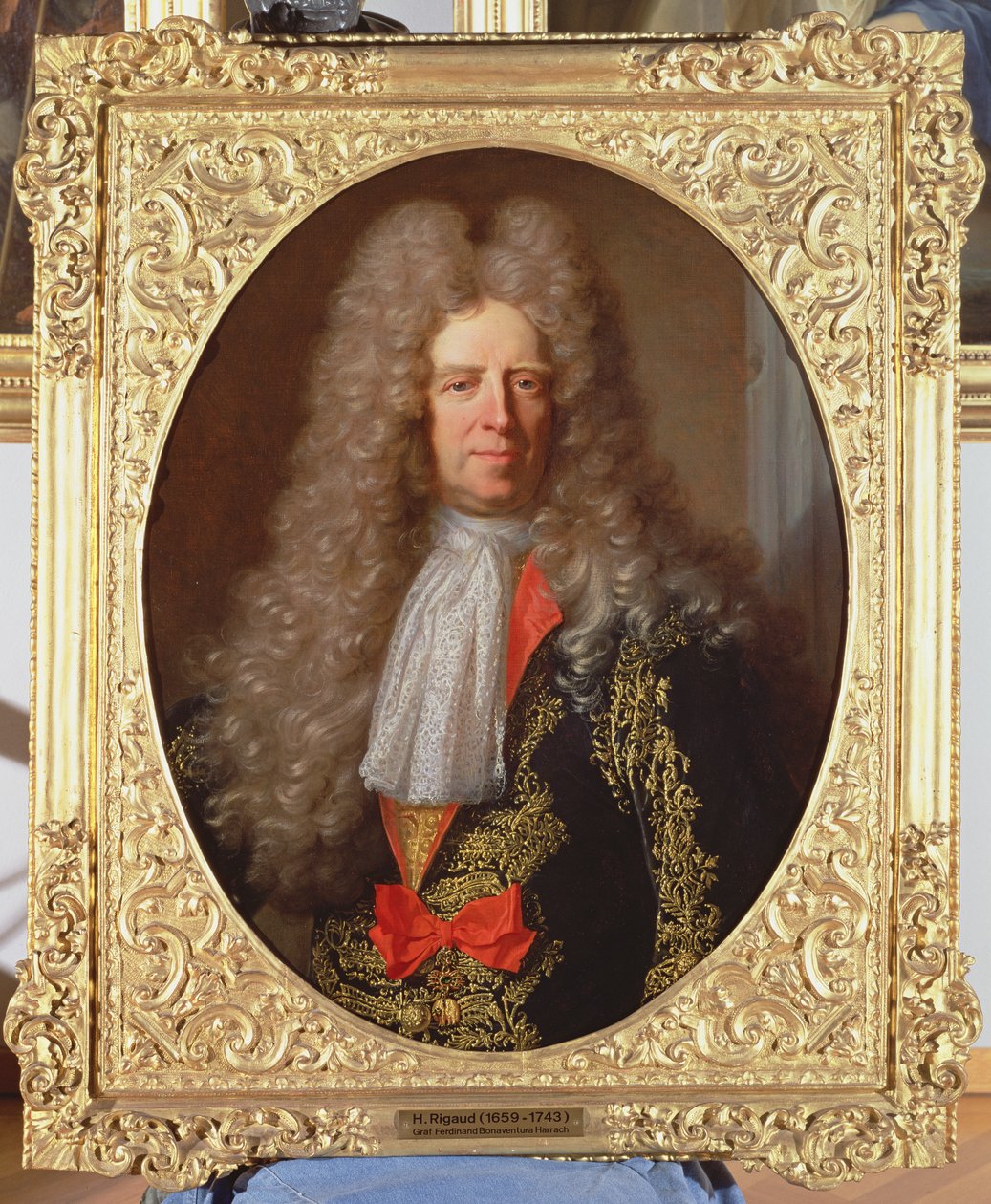 Kreivi Ferdinand Bonaventura Harrach (1636-1706), Unkarin kuninkaan Leopold I:n (1640-1705) pääluottamusmies, 1698 tekijältä Hyacinthe Francois Rigaud