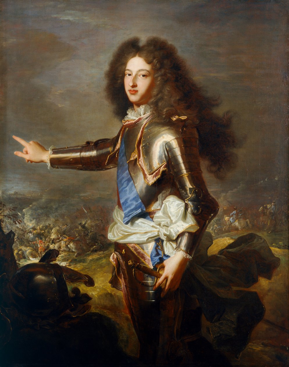 Louis, Burgundin herttua, n. 1702 (öljy kankaalle) tekijältä Hyacinthe Francois Rigaud