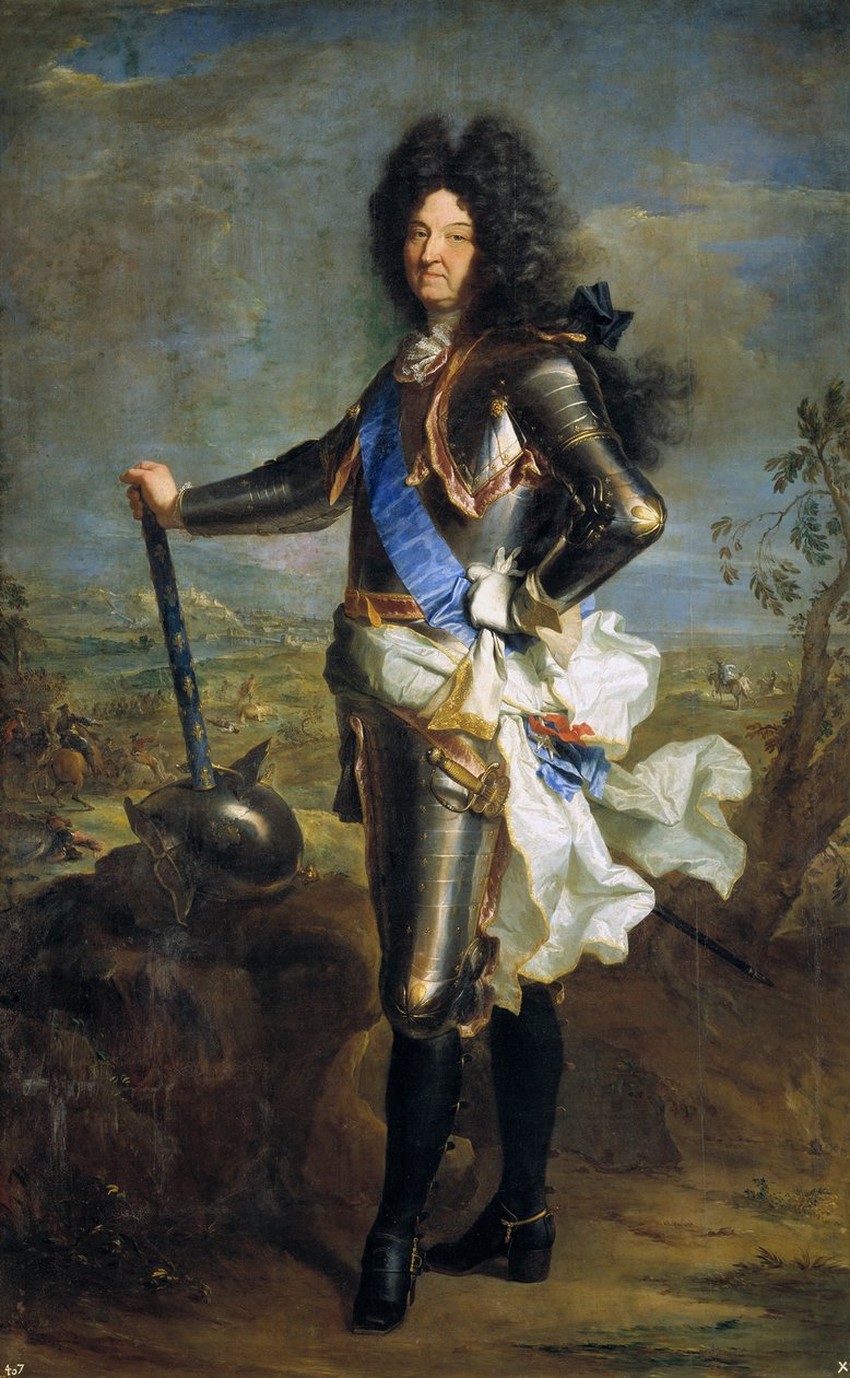 Ludvig XIV, Ranskan kuningas 1638-1715, 1701 tekijältä Hyacinthe Francois Rigaud