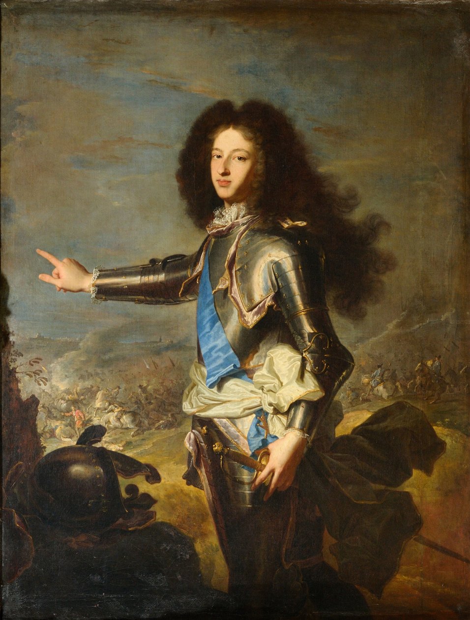 Louis de France, Burgundin herttua 1682-1712, 1700-luvun alku. tekijältä Hyacinthe Francois Rigaud