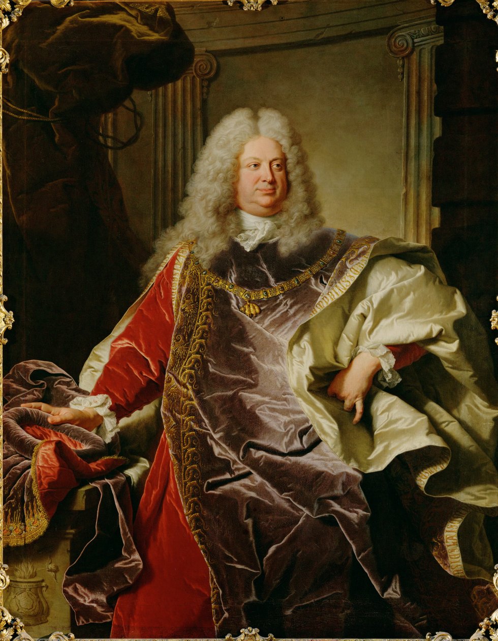 Philipp Ludwig Wenzel Kreivi Sinzendorf ... (maalaus kankaalle) tekijältä Hyacinthe Francois Rigaud