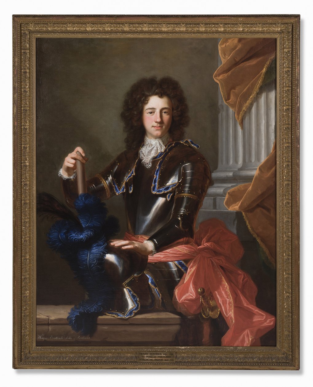 Muotokuva Henry Bentinckistä, myöhemmin Portlandin ensimmäisestä herttuasta, 1699 tekijältä Hyacinthe Francois Rigaud