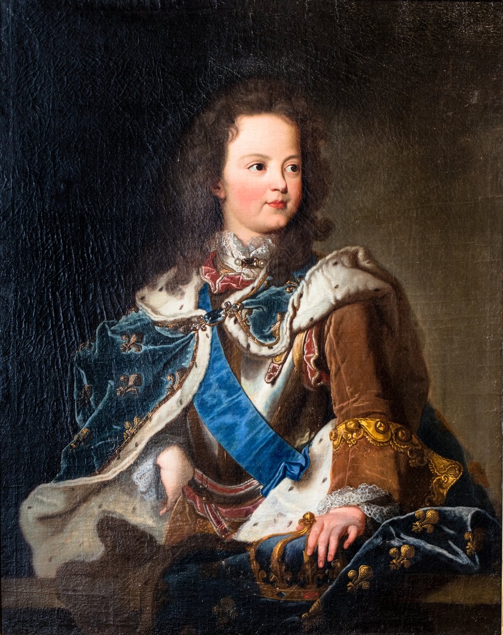Muotokuva Ludvig XV:stä lapsena tekijältä Hyacinthe Francois Rigaud