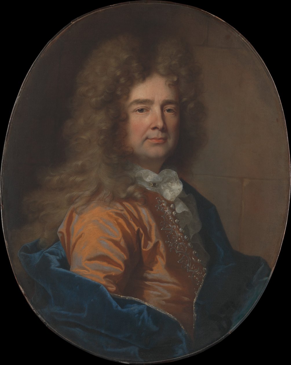 Miehen muotokuva, 1693. tekijältä Hyacinthe Francois Rigaud