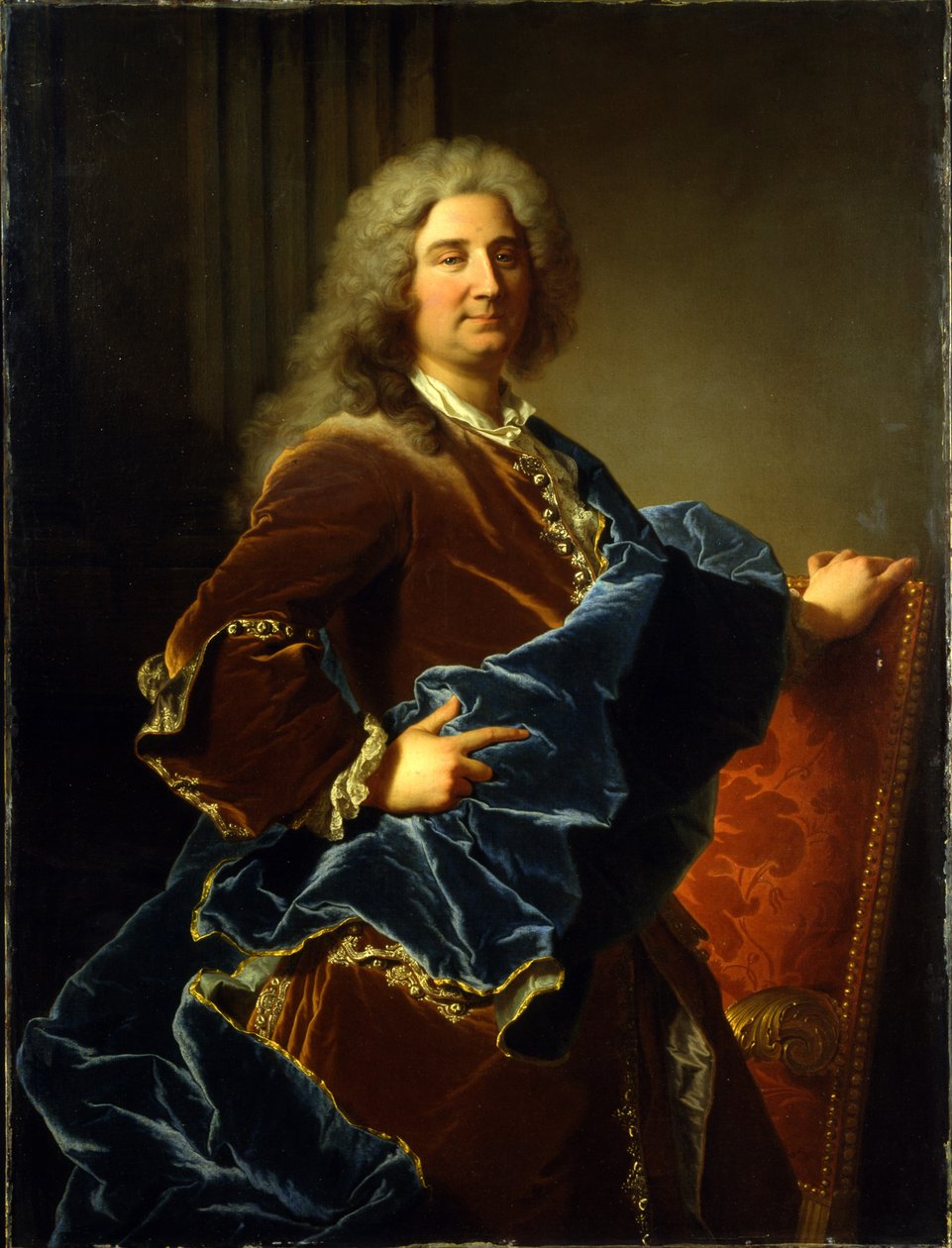 Markiisi Jean-Octave de Villarsin muotokuva tekijältä Hyacinthe Francois Rigaud
