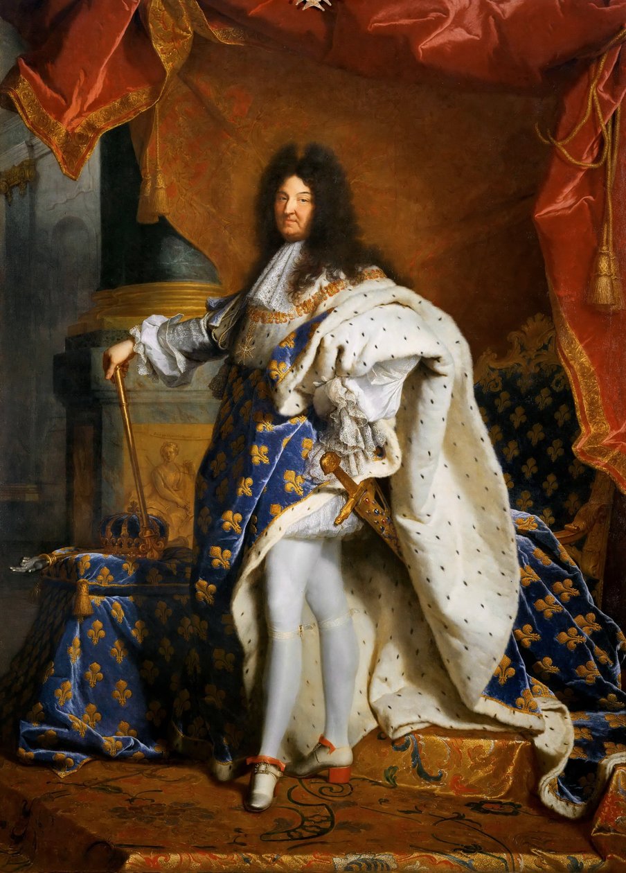 Ludvig XIV, Ranskan kuningas 1638-1715, 1701. tekijältä Hyacinthe François Honoré Rigaud